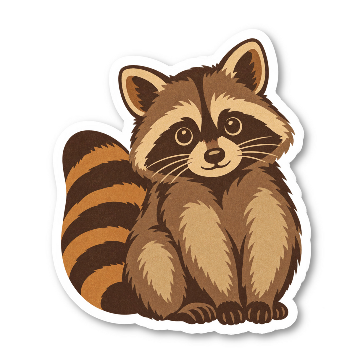 Raccoon Stickers Vinyl Sticker
