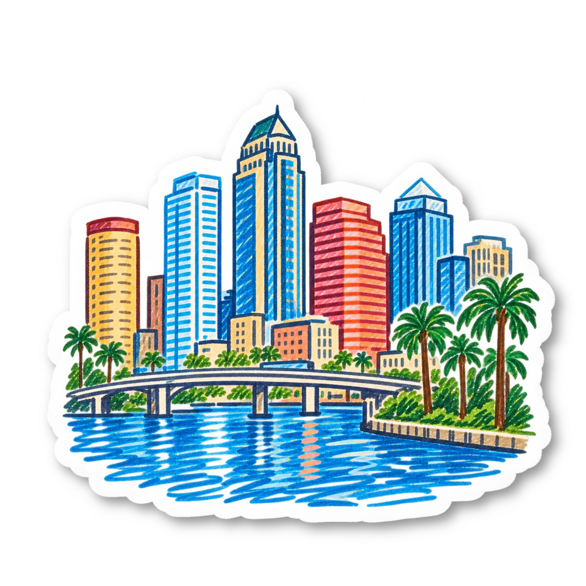 Tampa Vinyl Sticker