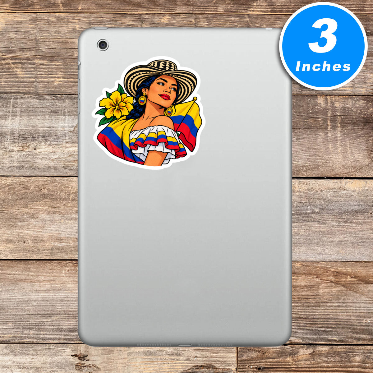 Colombian Pride Stickers Vinyl Stickers