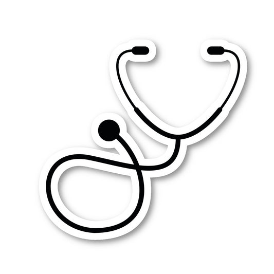 Stethoscope Medical Doctor Vinyl Sticker