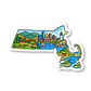 Massachusetts Vinyl Sticker