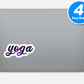 Yoga Vinyl Stickers