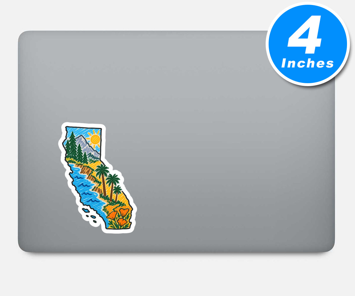 California Sticker Vinyl Stickers