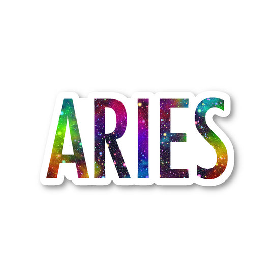 Aries Astrology Sign Vinyl Sticker