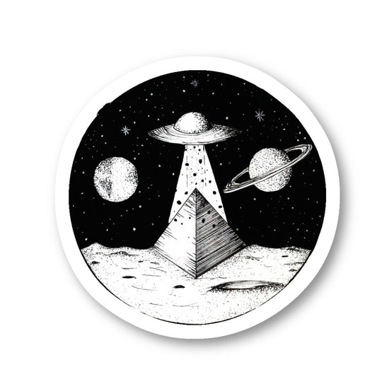 Space Vinyl Sticker