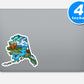 Alaska Vinyl Stickers