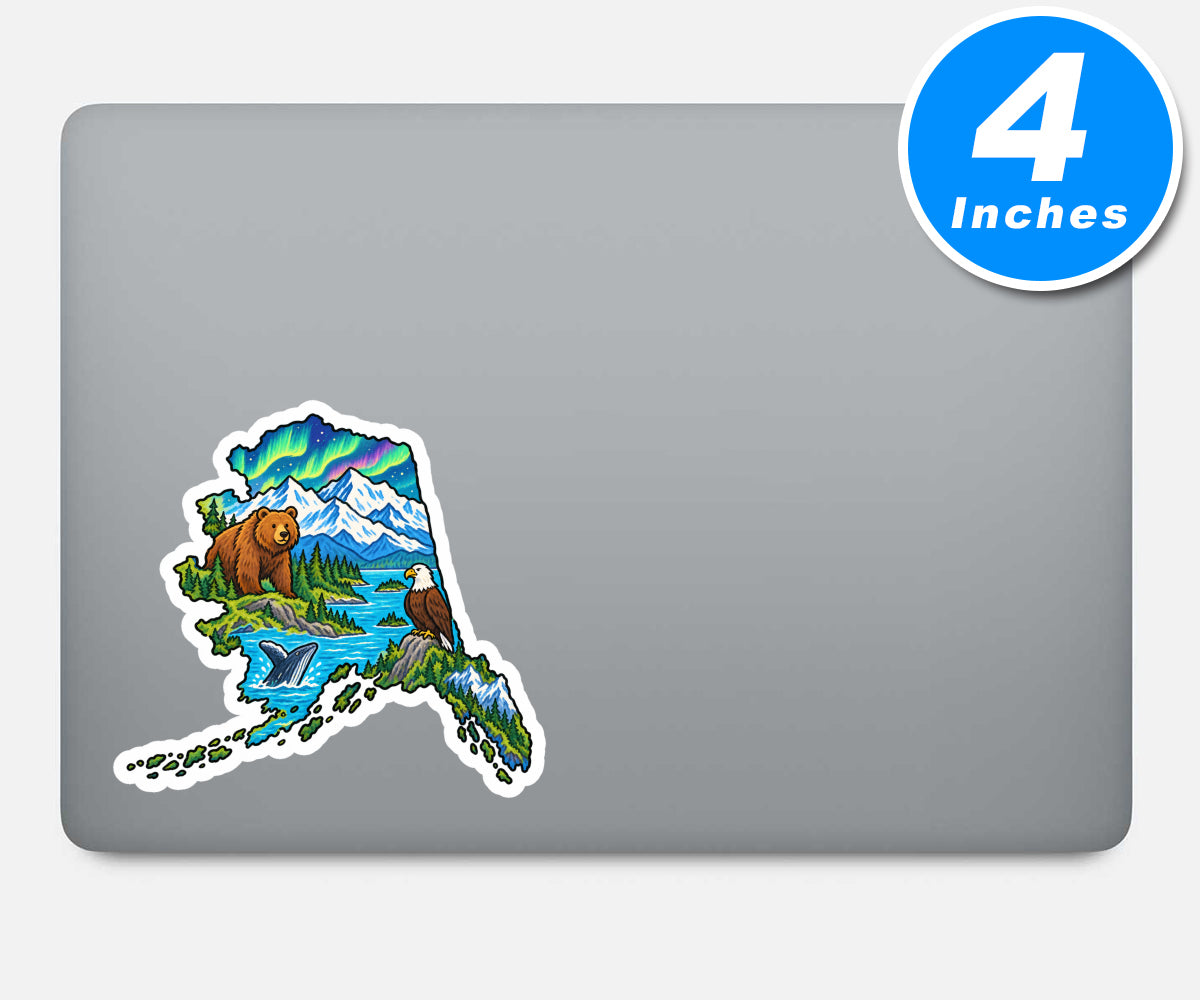 Alaska Vinyl Stickers