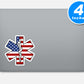 Star Of Life Paramedics USA EMS EMT Vinyl Stickers