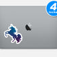Space Unicorn Vinyl Stickers