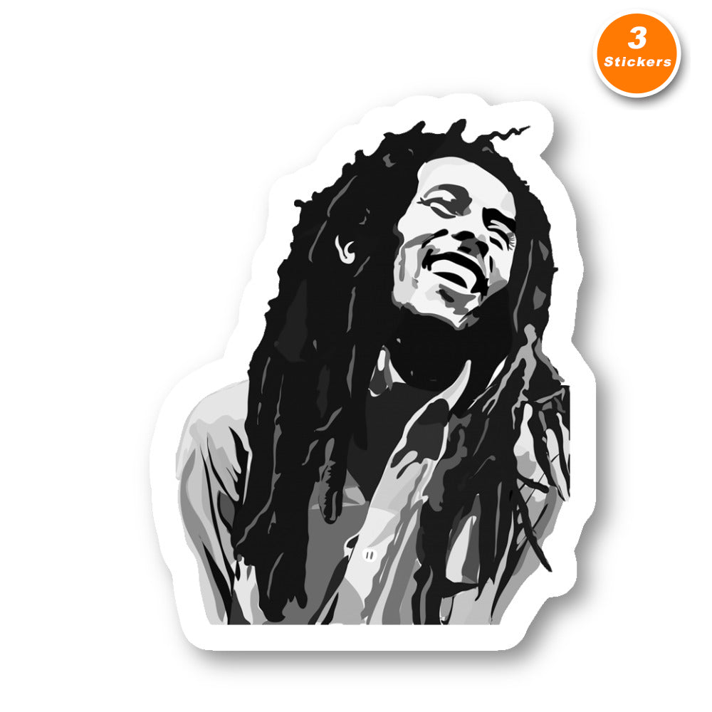 Bob Marley Vinyl Sticker