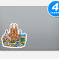 Barcelona Vinyl Stickers