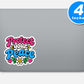 Protect Your Peace Quote Vinyl Stickers