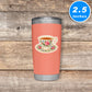 Vintage Floral Tea Cup Sticker Vinyl Stickers