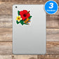Latin Flowers Vinyl Stickers