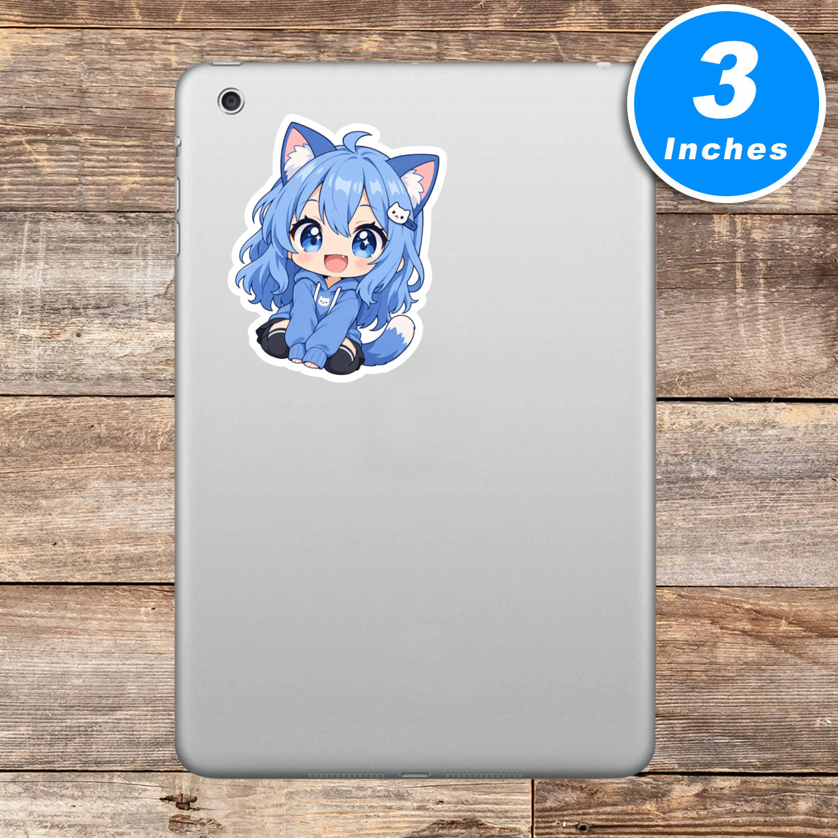 Anime Inspired Chibi Character Sticker Vinyl Stickers