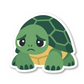 Sad Turtle Vinyl Sticker