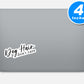Dog Hair Dont Care Vinyl Stickers