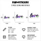 Love Vinyl Stickers