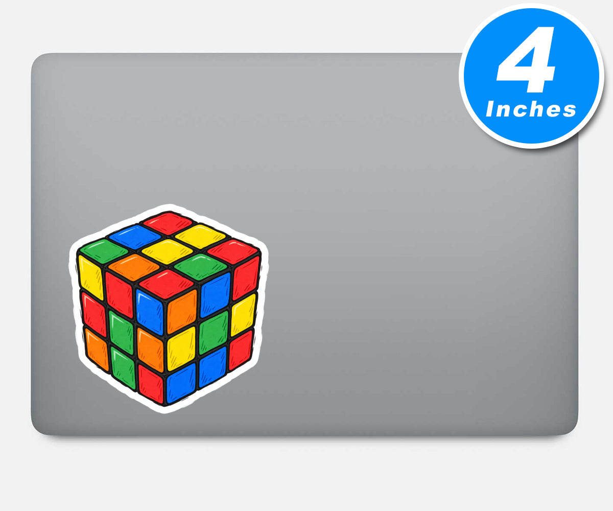 Rubiks Cube Vinyl Stickers