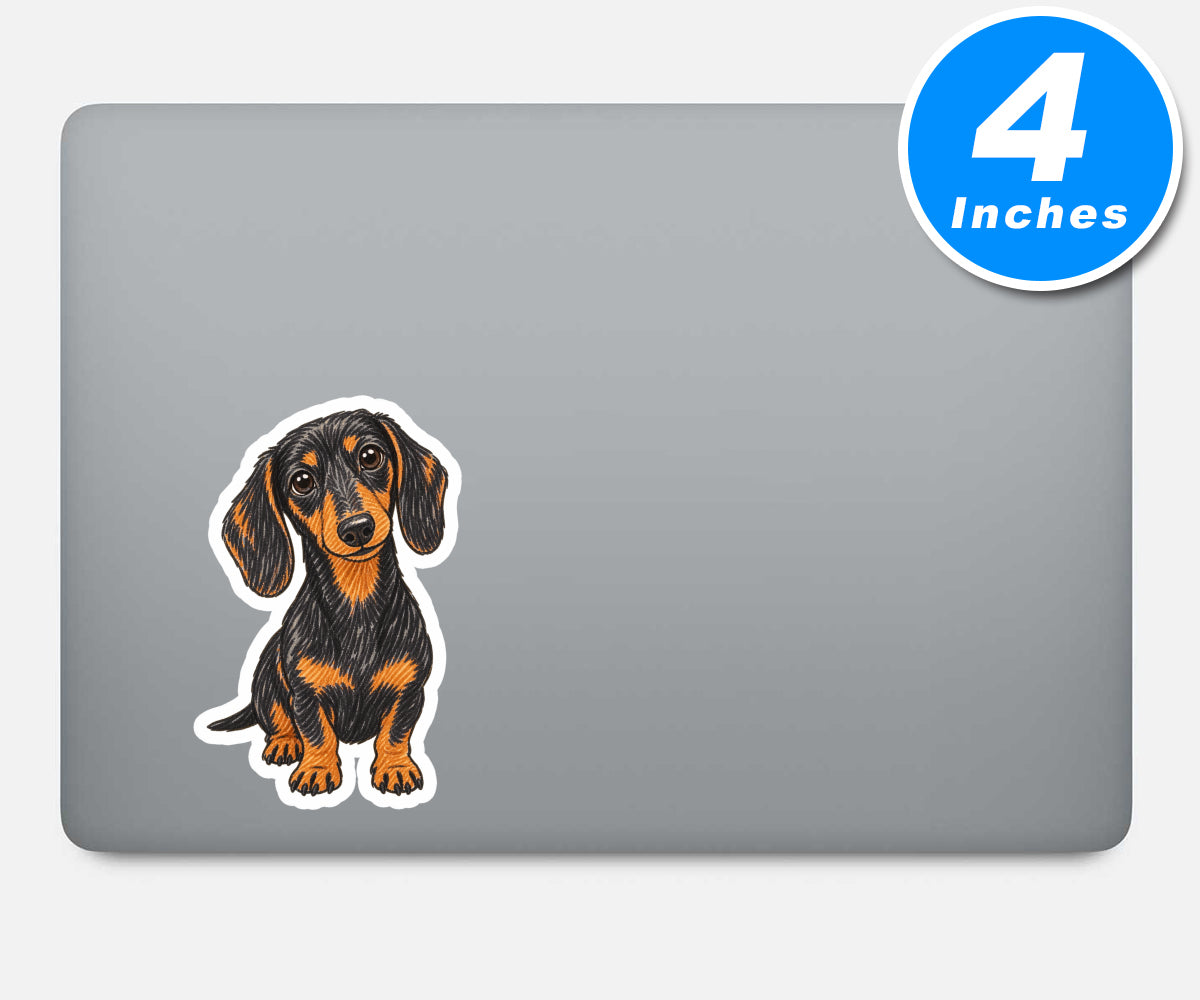 Dachshund Stickers Vinyl Stickers