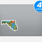 Maryland Vinyl Stickers