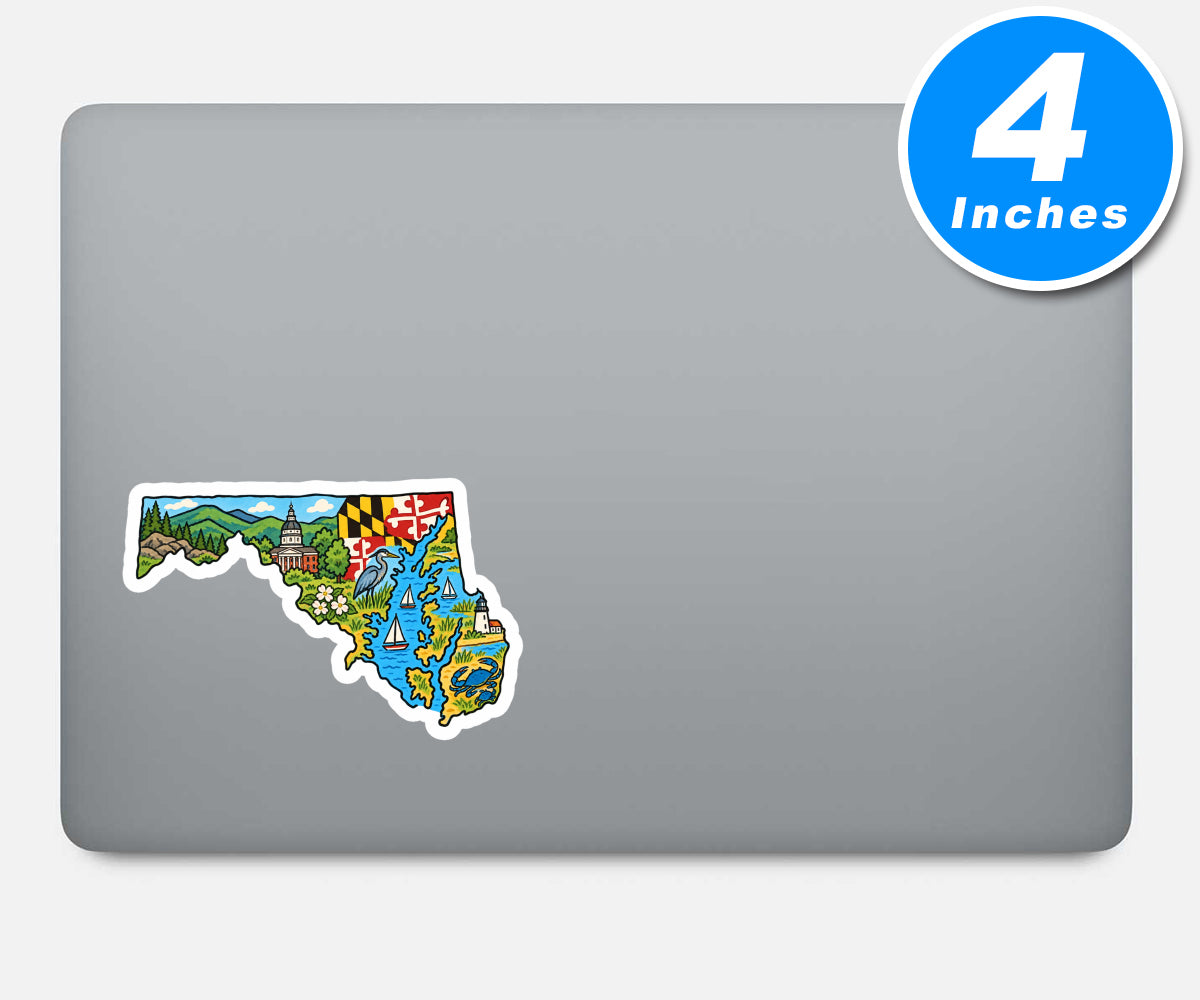 Maryland Vinyl Stickers