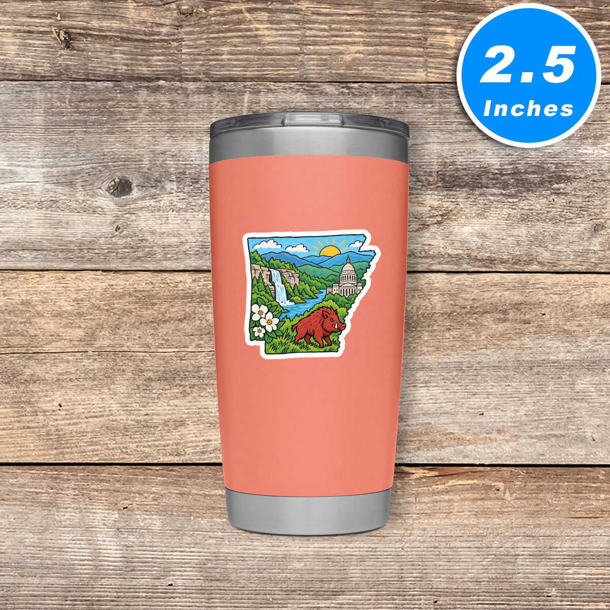 Arkansas Vinyl Stickers