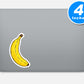 Banana Vinyl Stickers