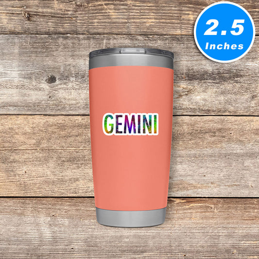 Gemini Astrology Sign Vinyl Stickers