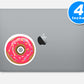 Pink Donut Vinyl Stickers