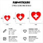 First Aid Medical Heart Doctors Vinyl Stickers