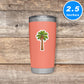 California Palm Tree Vinyl Stickers