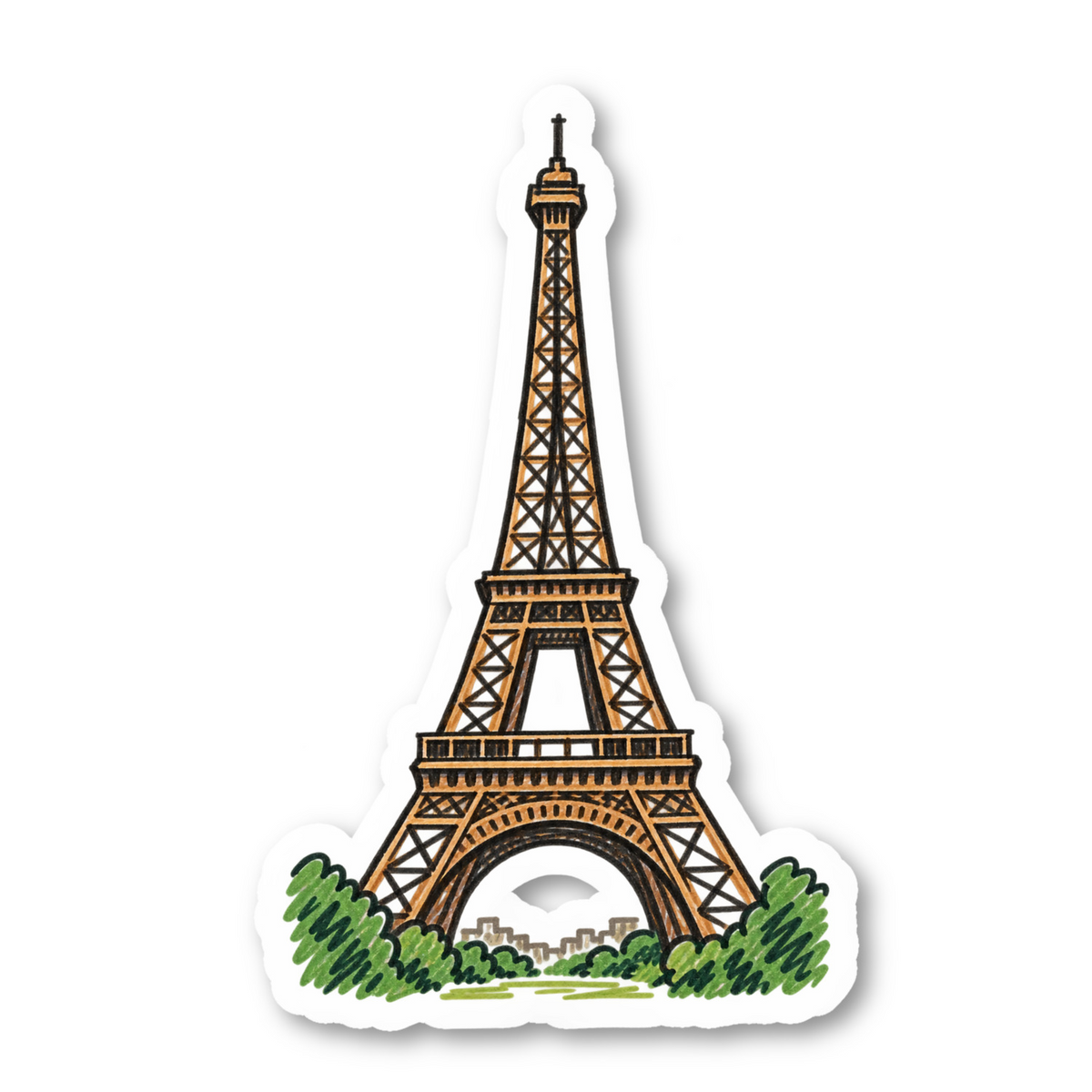 Paris Vinyl Sticker