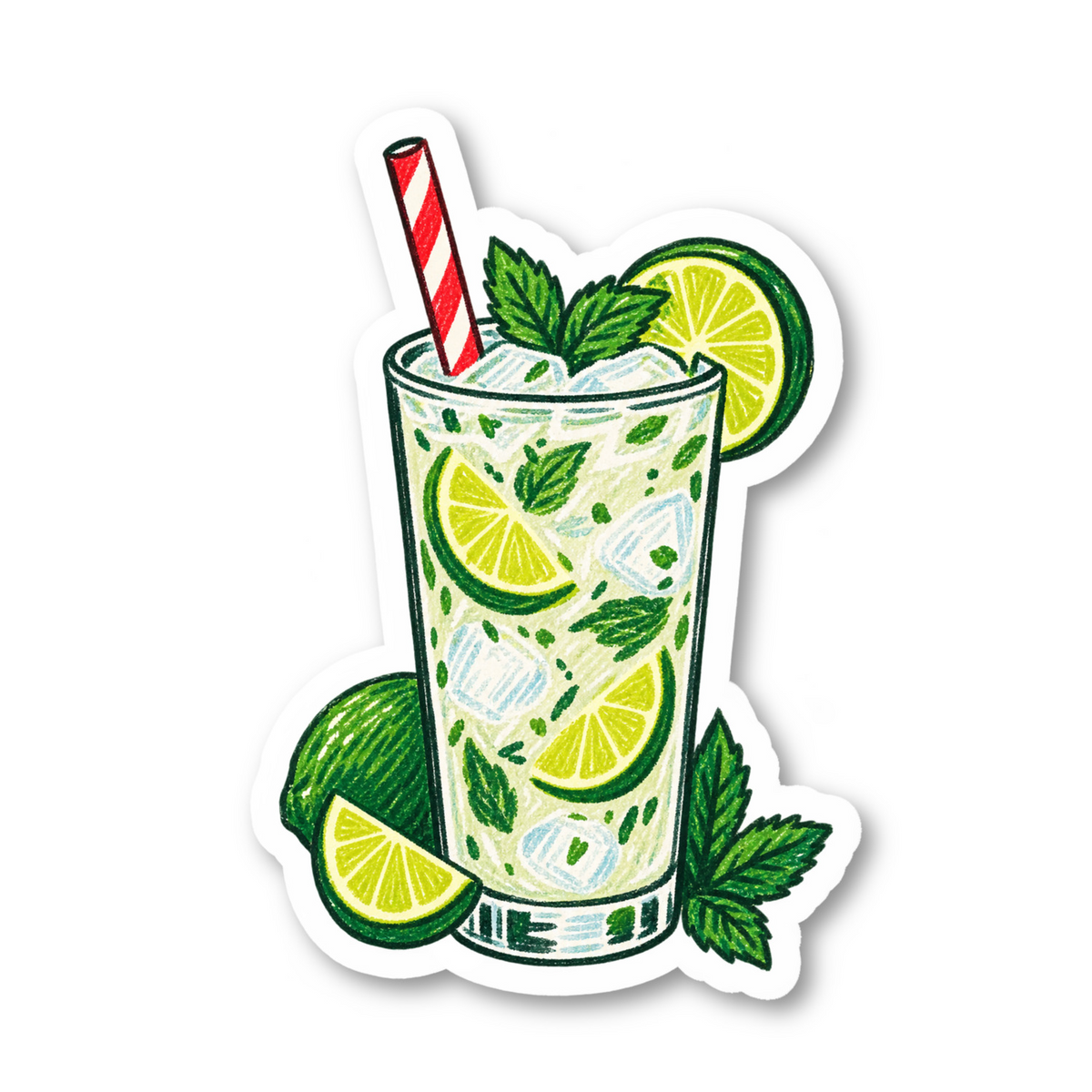 Latin Beverages Vinyl Sticker