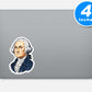 George Washington Vinyl Stickers