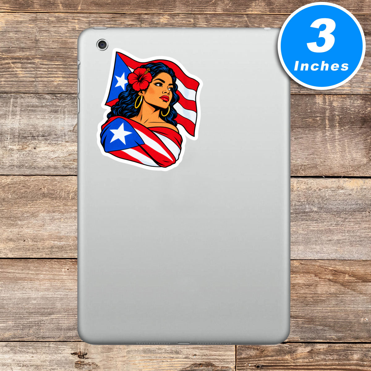 Puerto Rican Pride Stickers Vinyl Stickers