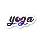 Yoga Vinyl Sticker
