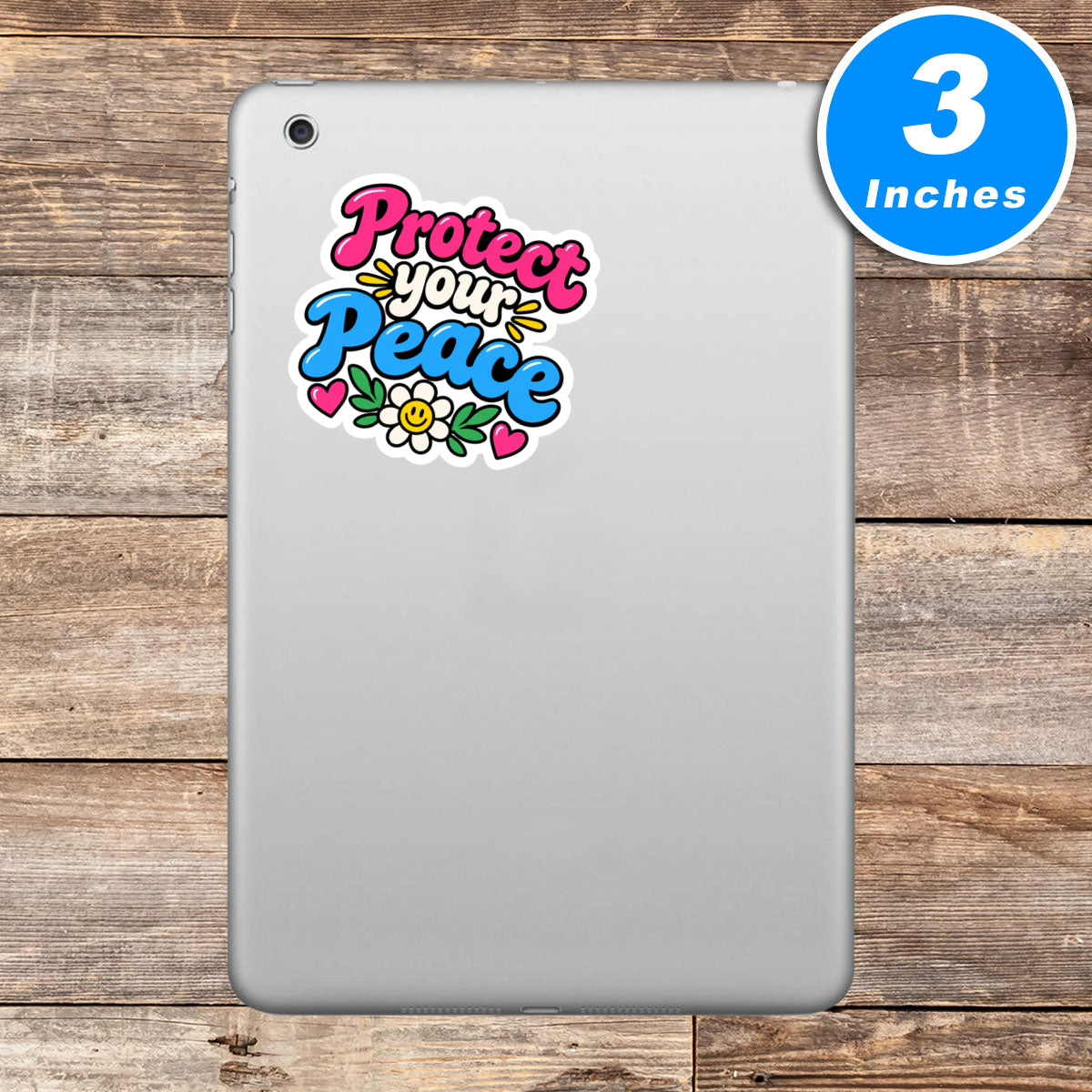 Protect Your Peace Quote Vinyl Stickers