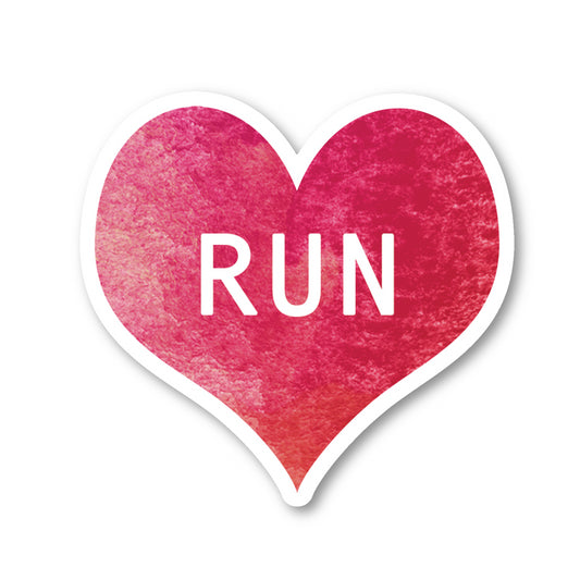 Running Vinyl Sticker