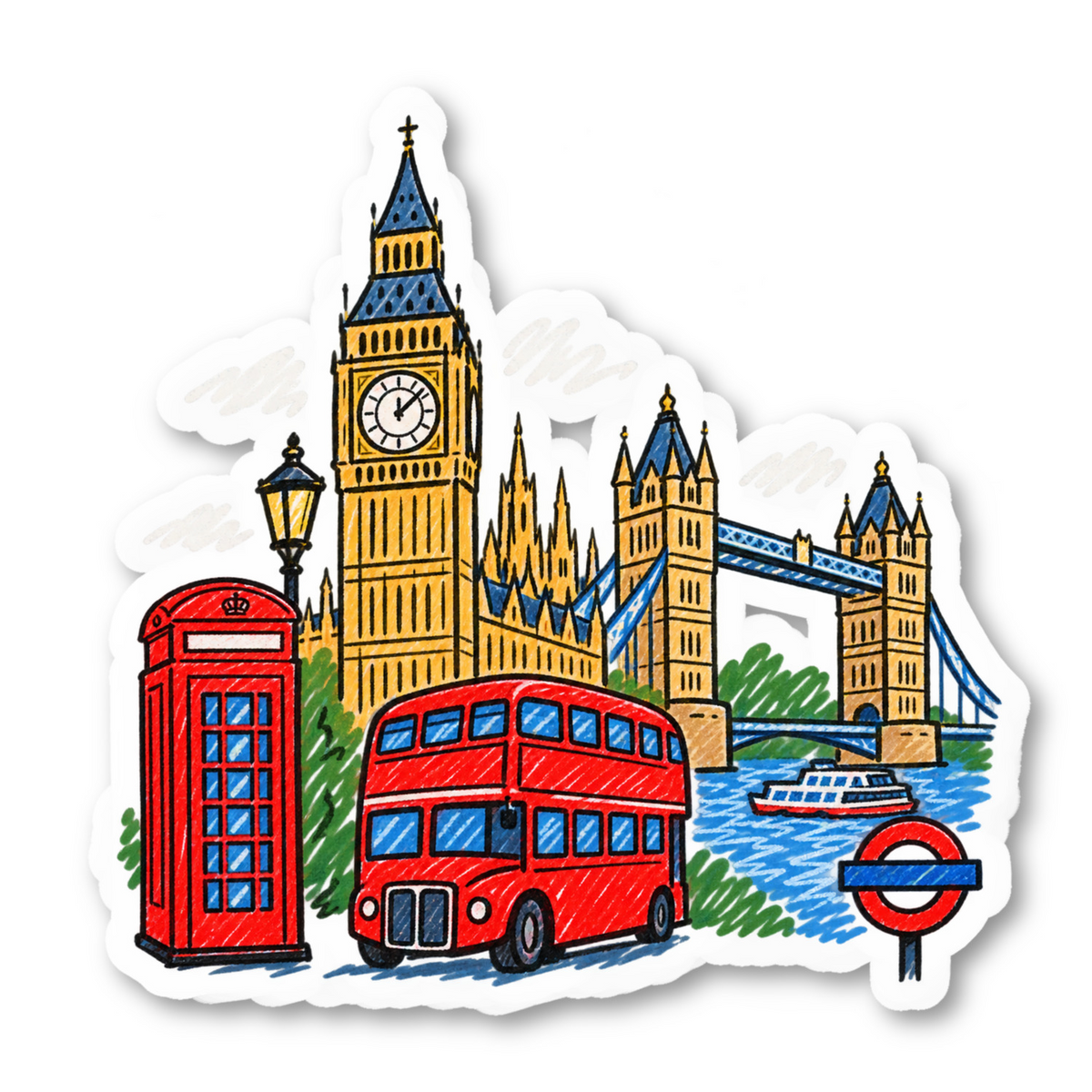 London Vinyl Sticker
