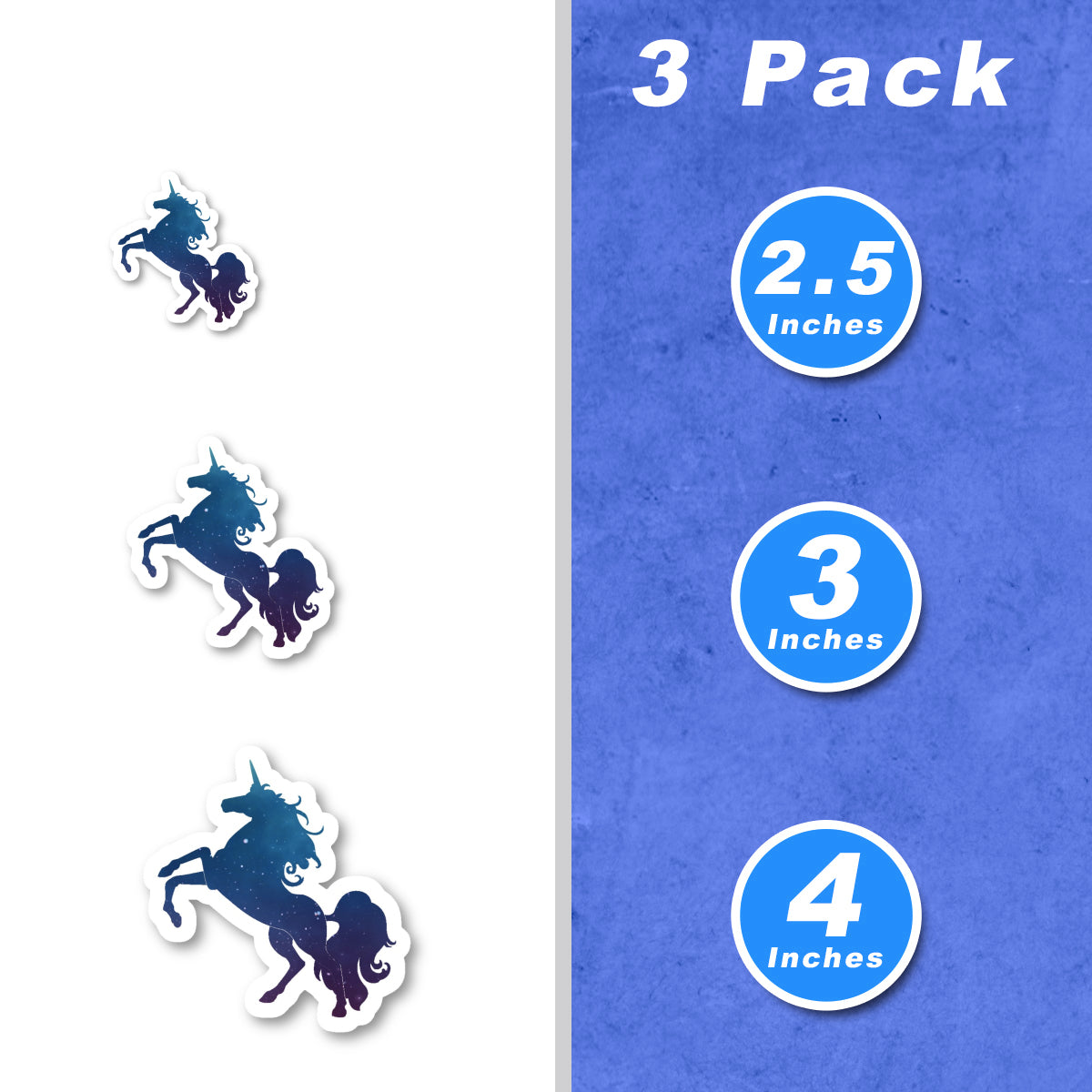 Space Unicorn Vinyl Stickers