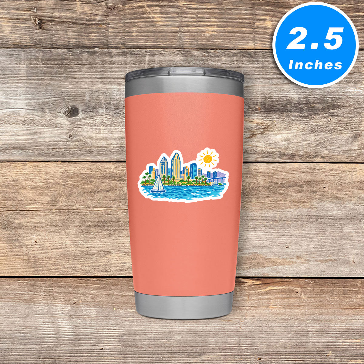 San Diego Vinyl Stickers