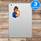 Strong Latina Woman Sticker Vinyl Stickers