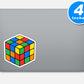 Rubiks Cube Vinyl Stickers