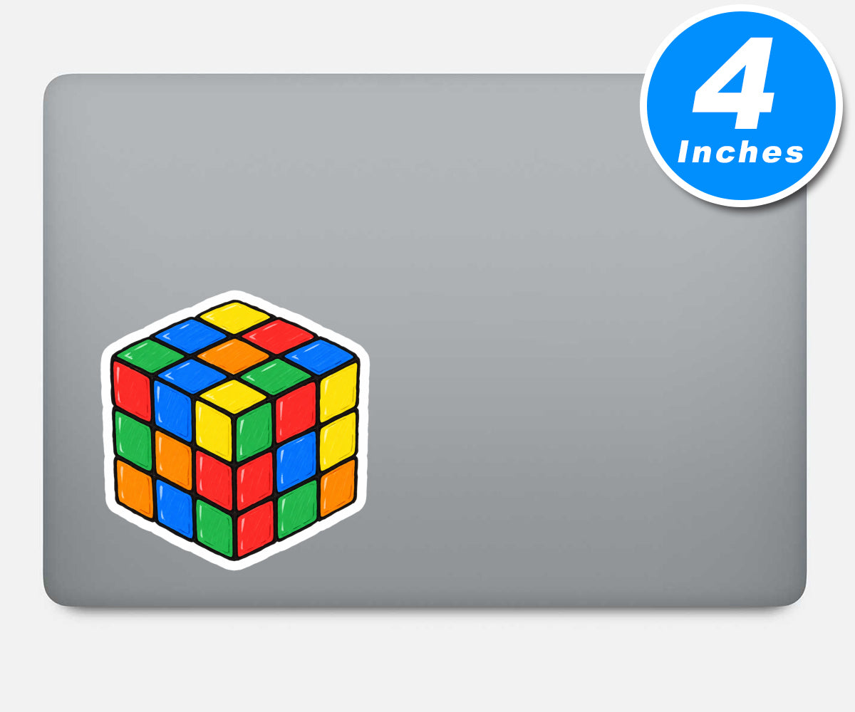 Rubiks Cube Vinyl Stickers