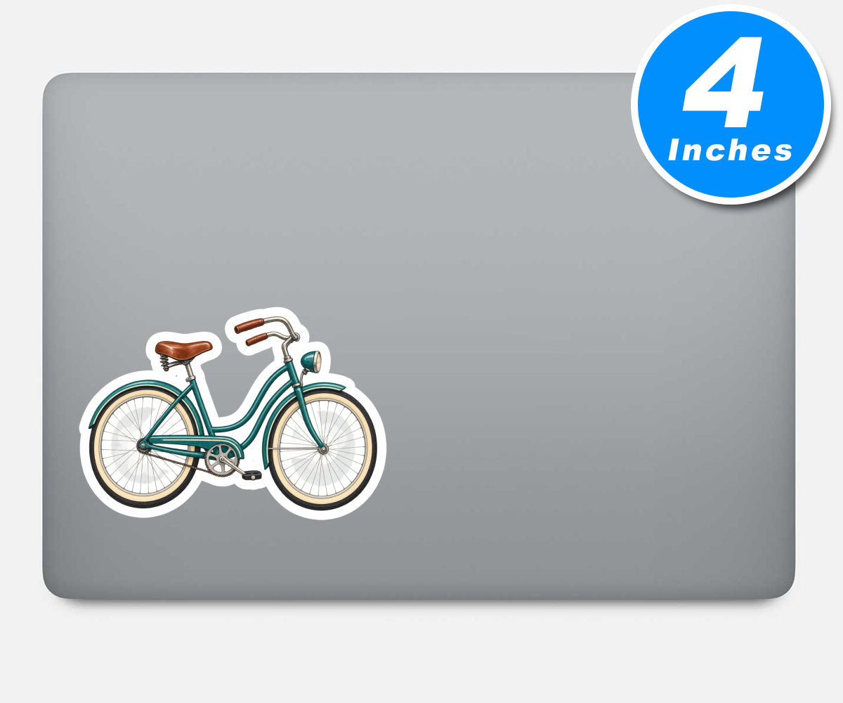 Hand-painted Vintage Bicycle Sticker Vinyl Stickers