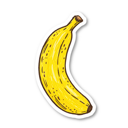 Banana Vinyl Sticker