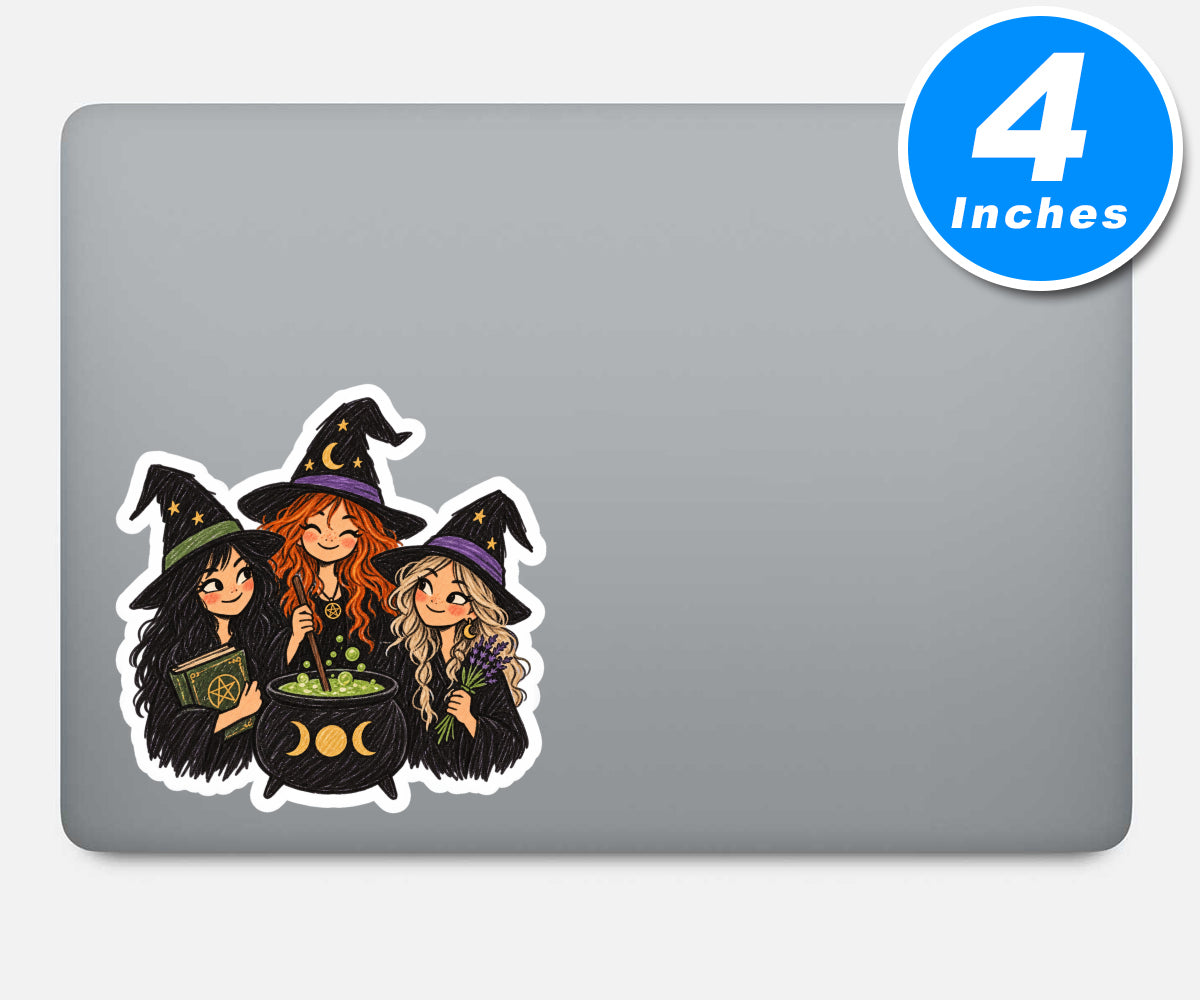 Witches Vinyl Stickers