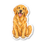 Golden Retriever Stickers Vinyl Sticker