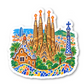 Barcelona Vinyl Sticker